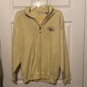 Mens Tommy Bahama size small/p half zip Sweater